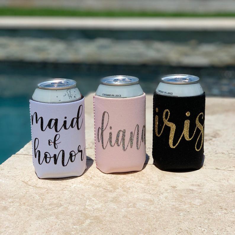 Custom Logo 12oz Neoprene Can Cooler Collapsible 330ml Can Holder