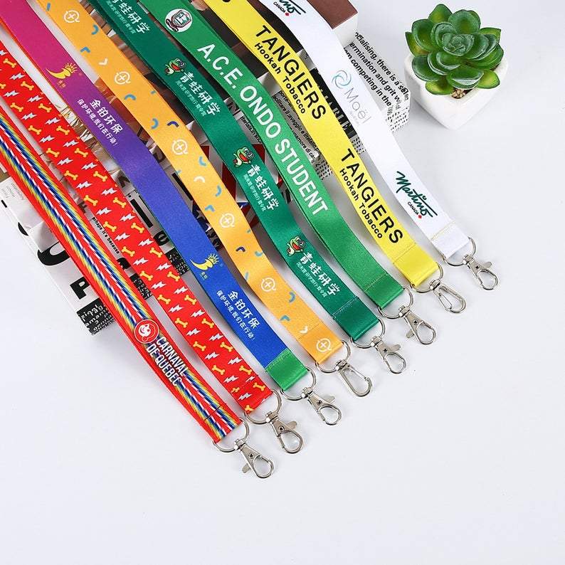 Factory Price Custom Polyester Fashion Sublimation Printed Lanyard Event With Logo
