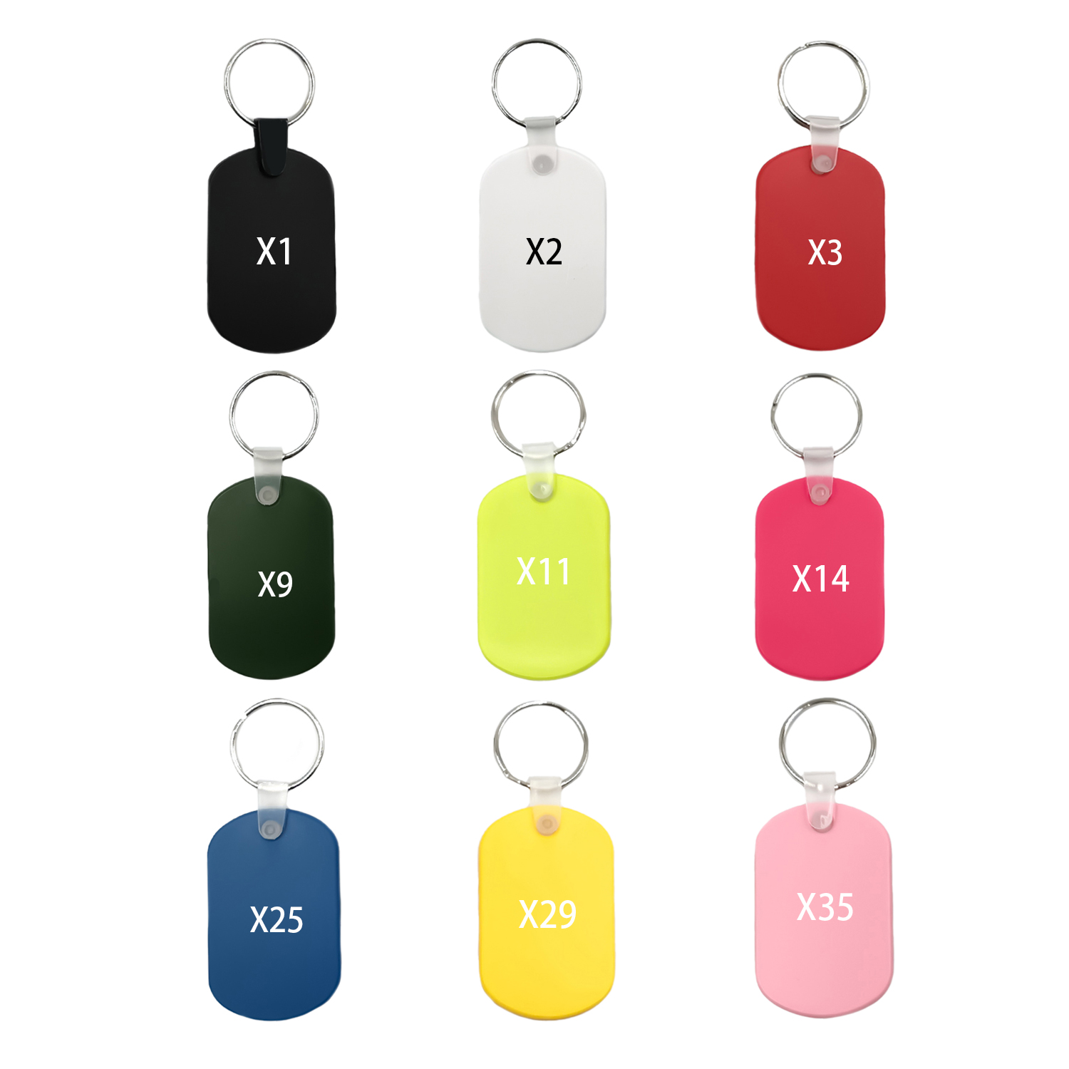 Custom Acrylic Key Tags, Vintage Hotel Motel Keychain Oval Shape