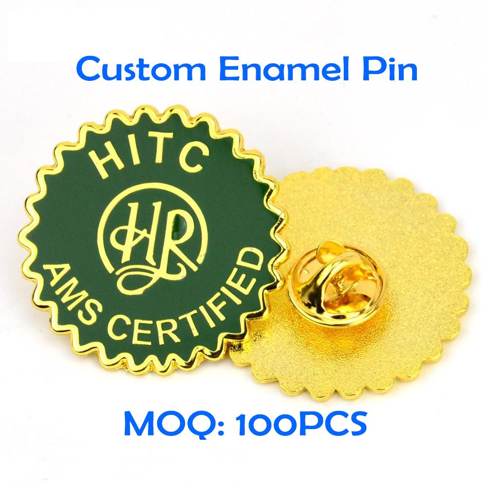 Custom Hard Enamel Lapel Pin Metal Lapel Pins For Sale