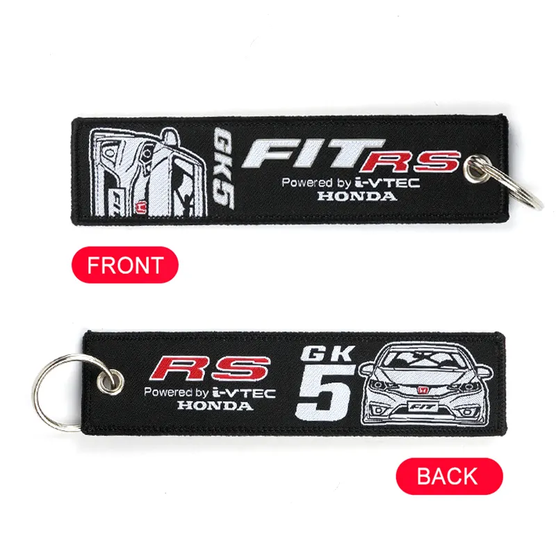 Custom Embroided Key Tag With Your Logo