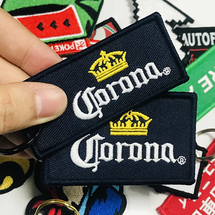 Custom Embroided Key Tag With Your Logo
