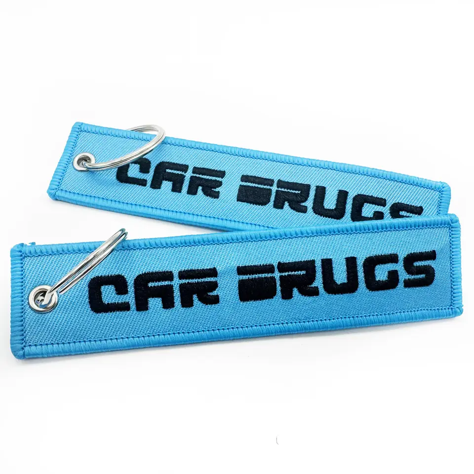 Custom Embroided Key Tag With Your Logo