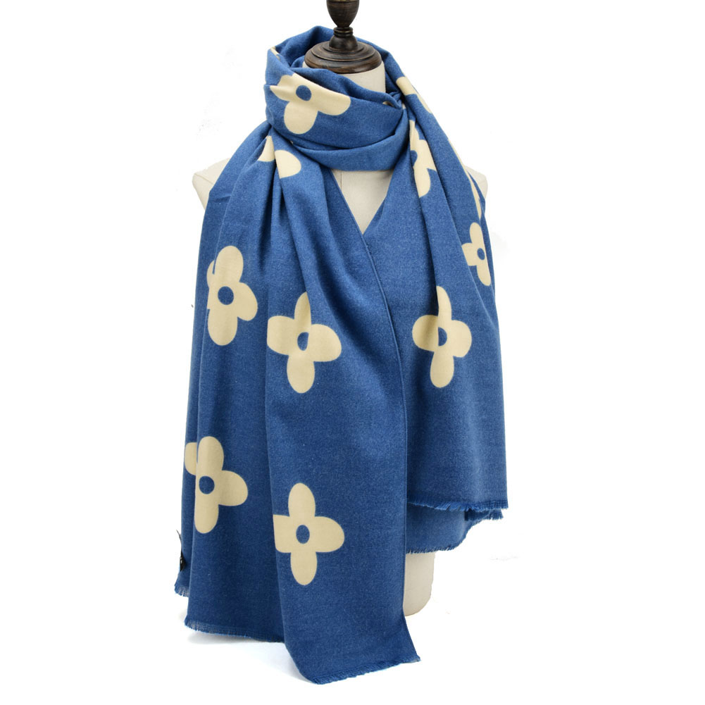 vkoo Flower-patterned scarf SF1214-2