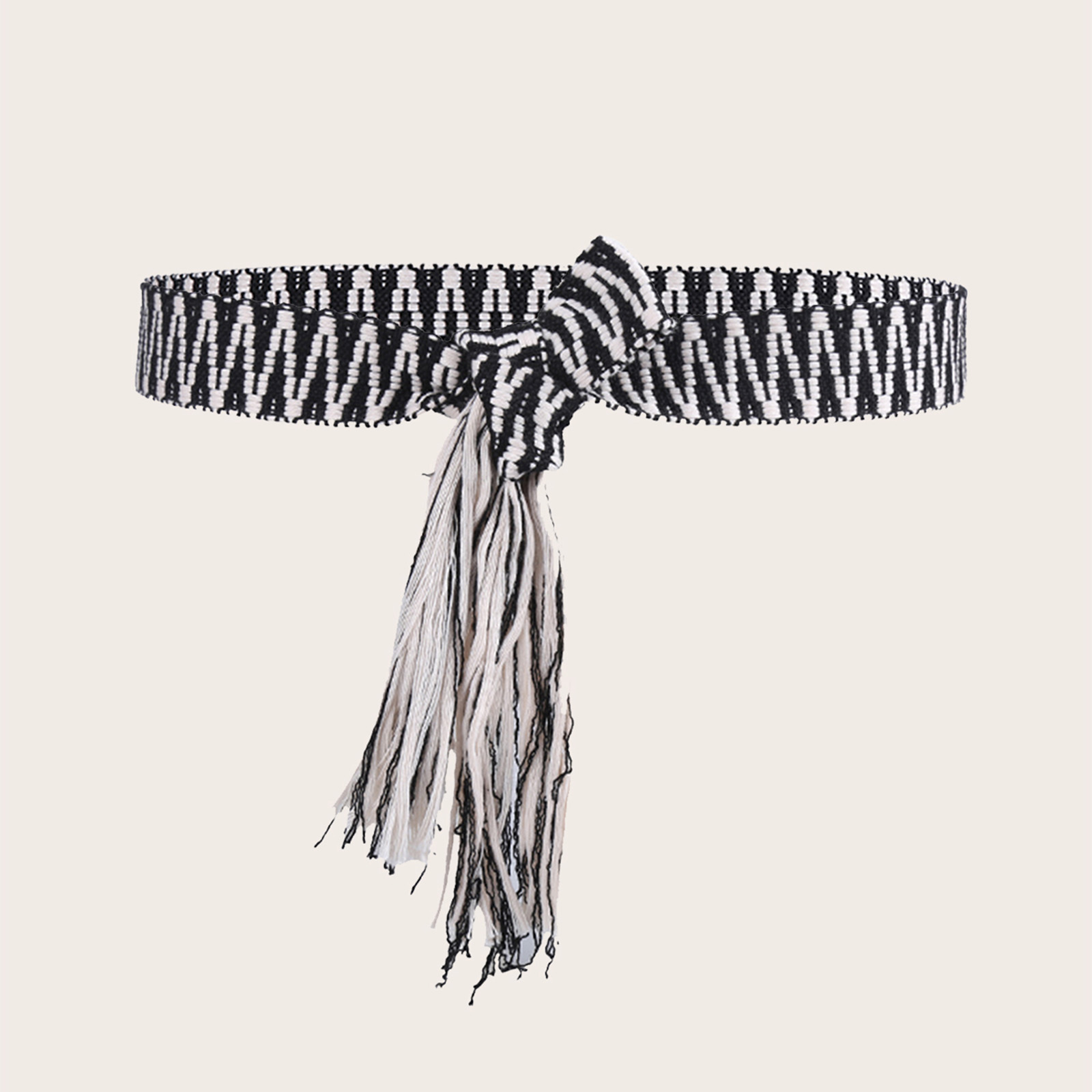 Checkered Tape Belt