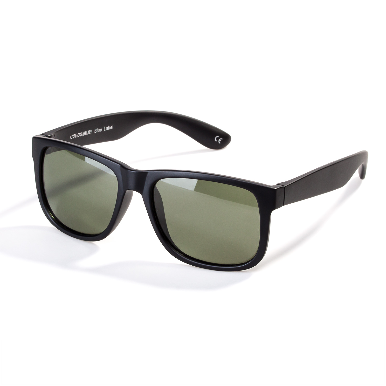 Classic Polarized Sunglasses for Men Square Lens Flexible Temple Stylish Design UV400 Protection