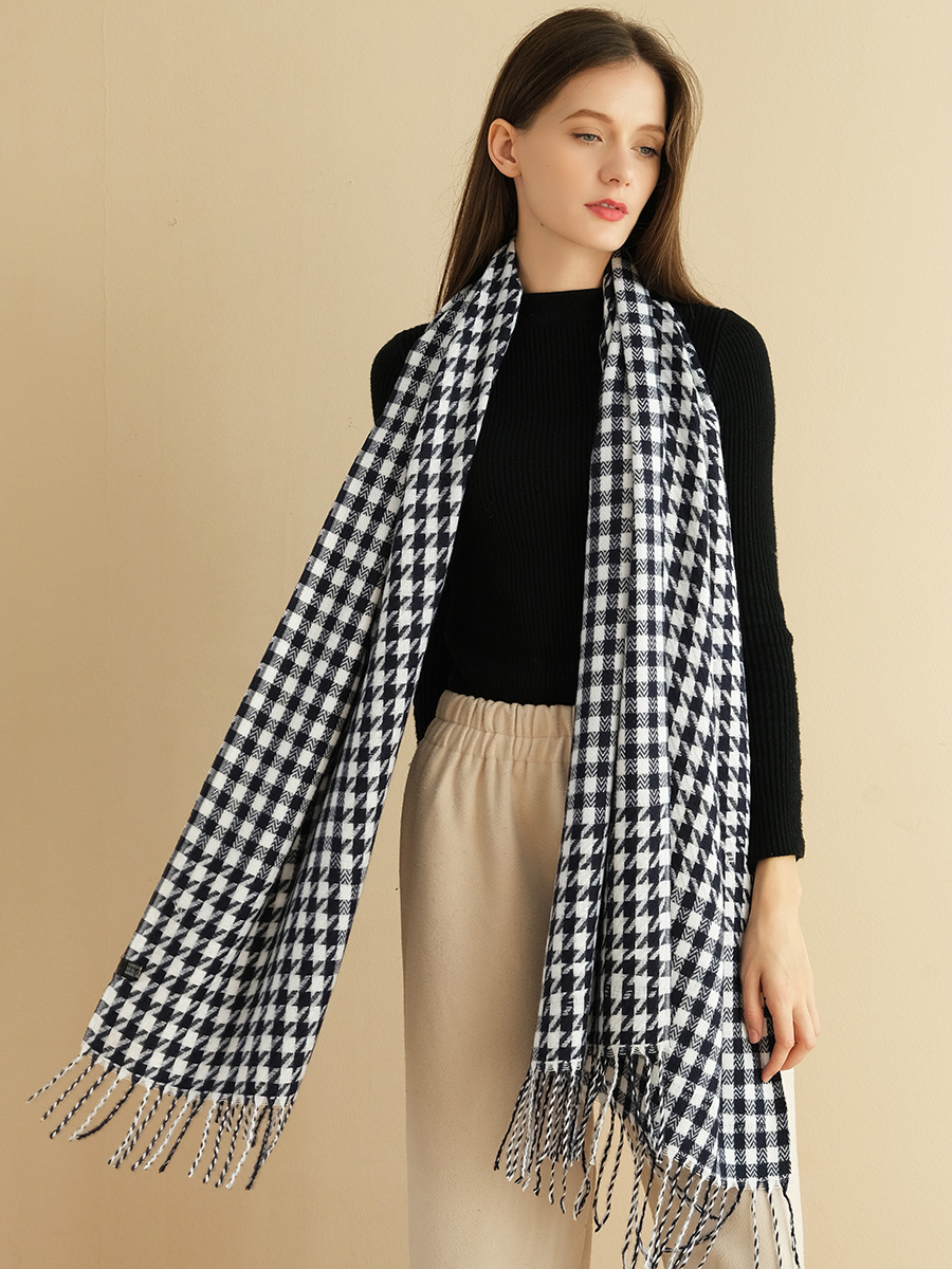 vkoo Lady Fashion houndstooth scarf SF1315