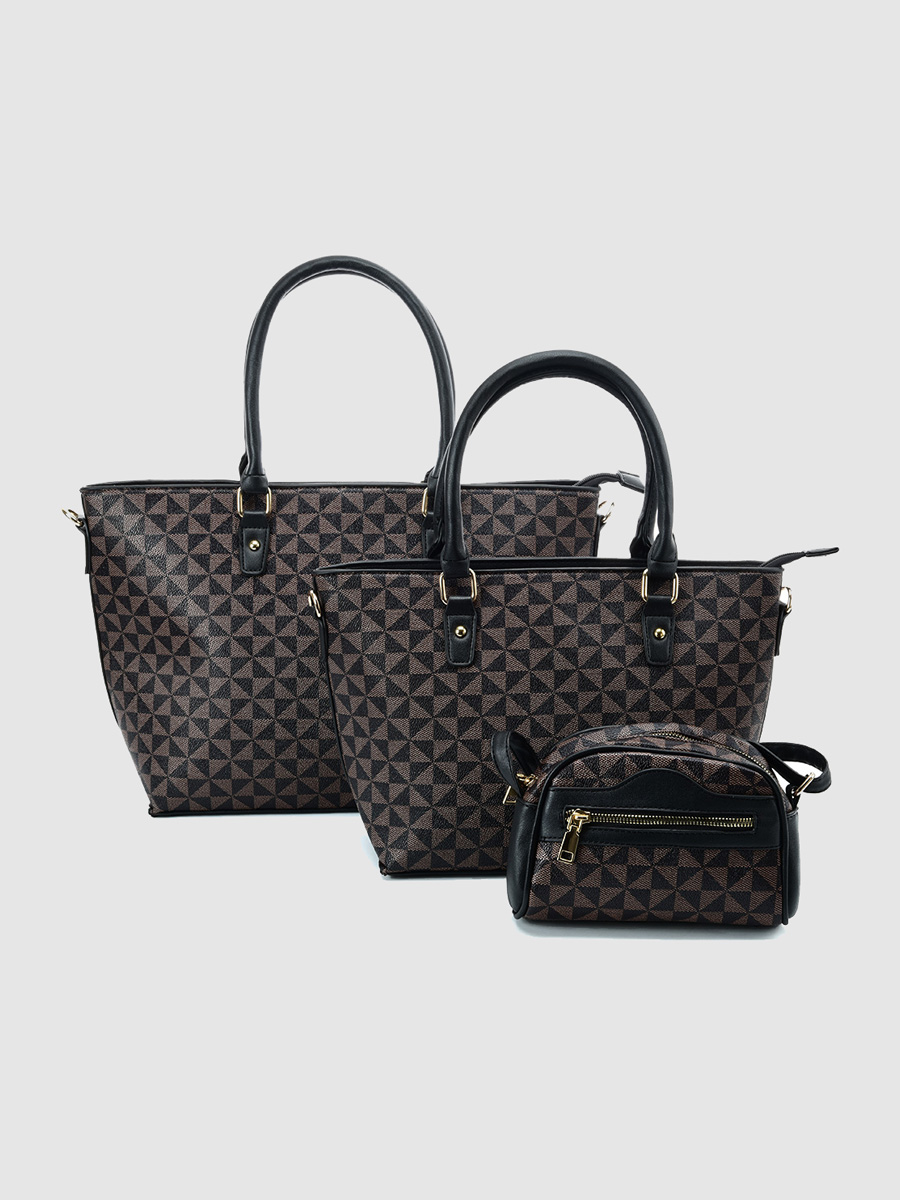 Handbags for Women Shoulder Bags Tote Satchel Hobo 3pcs Purse Set