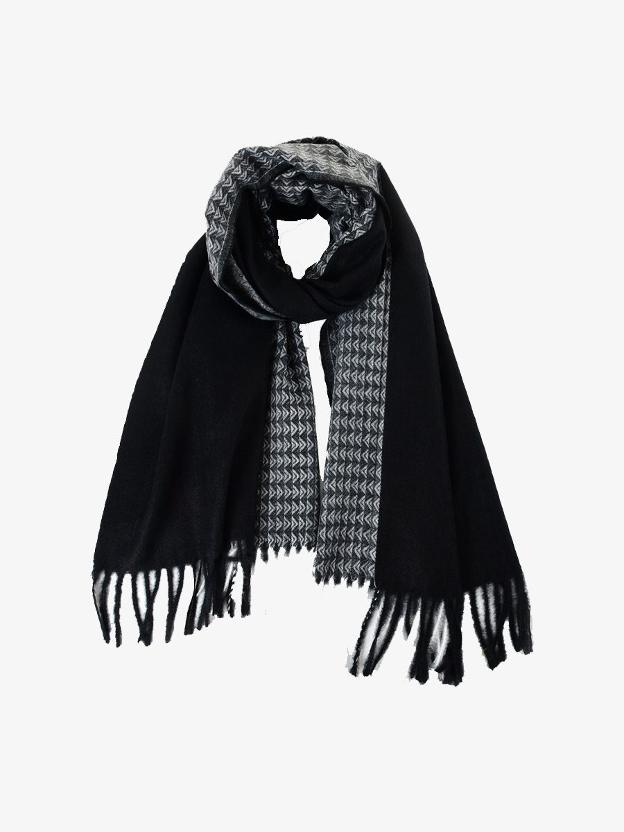 vkoo Ladies fashion triangle fringed scarf SF1324