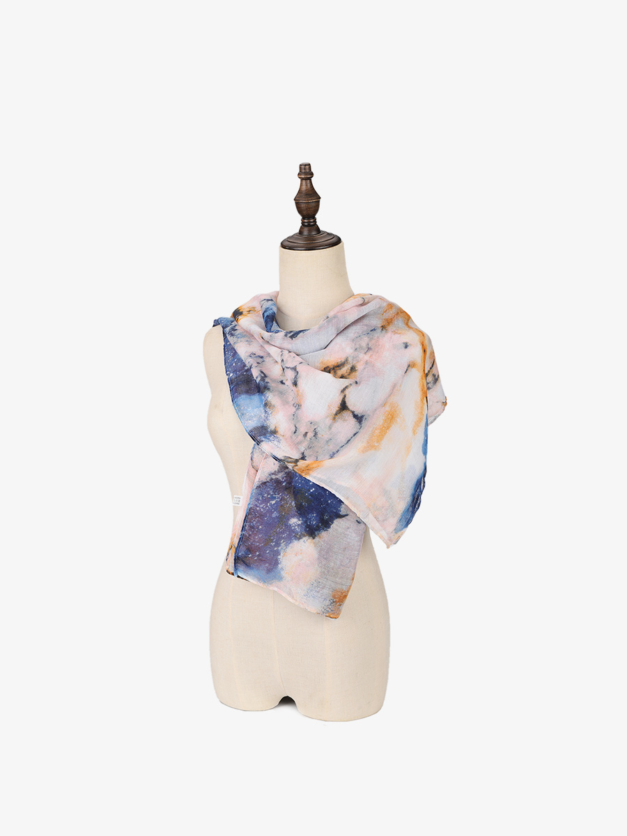 Vkoo Chiffon printed women's scarf