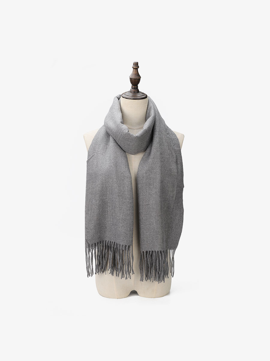 vkoo Solid Color Warm Cashmere Scarf SF1257