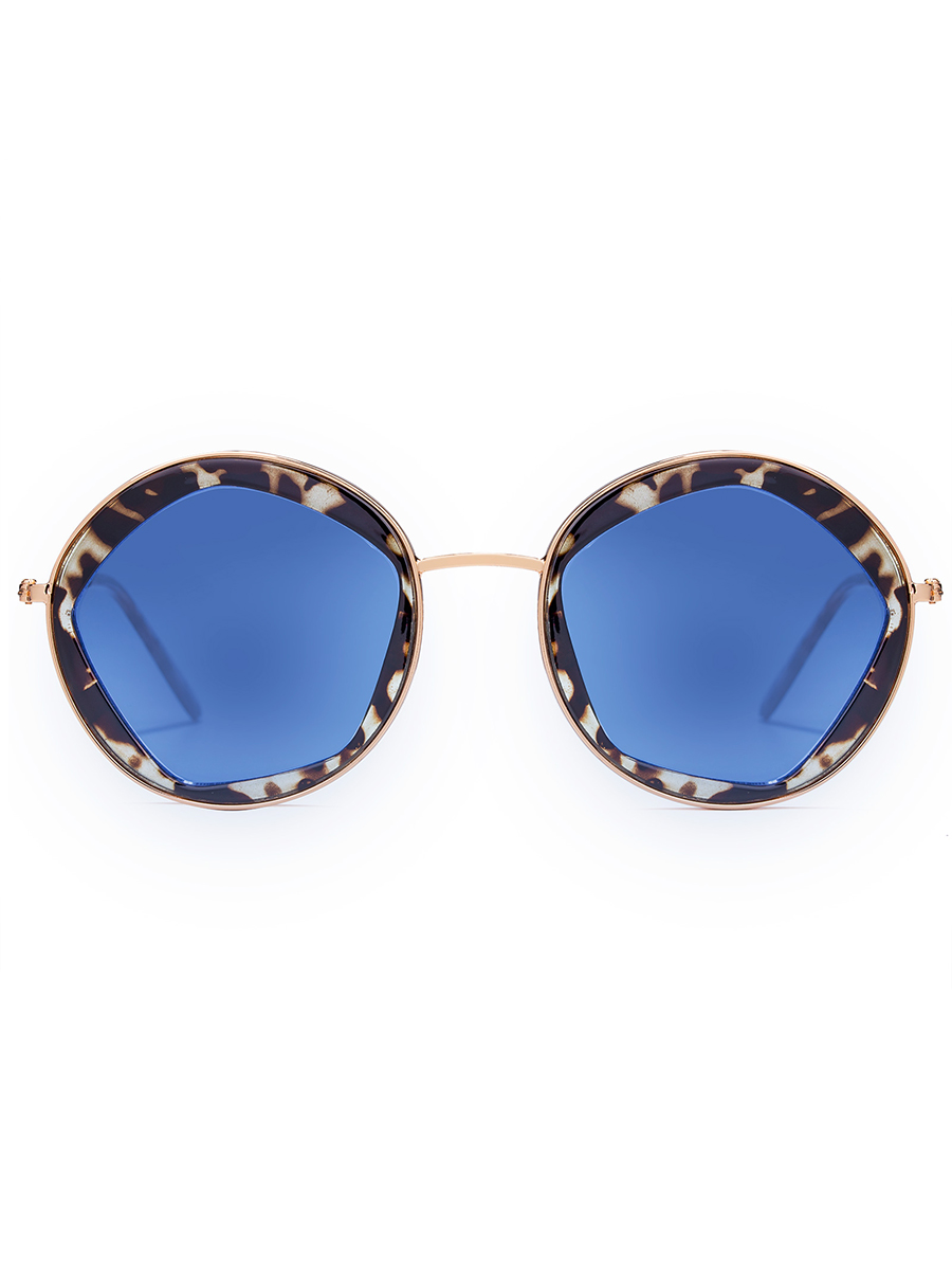 Sunglasses for Women, Vintage Round Metal Frame Style, UV400 Protection Sun glasses for Lady