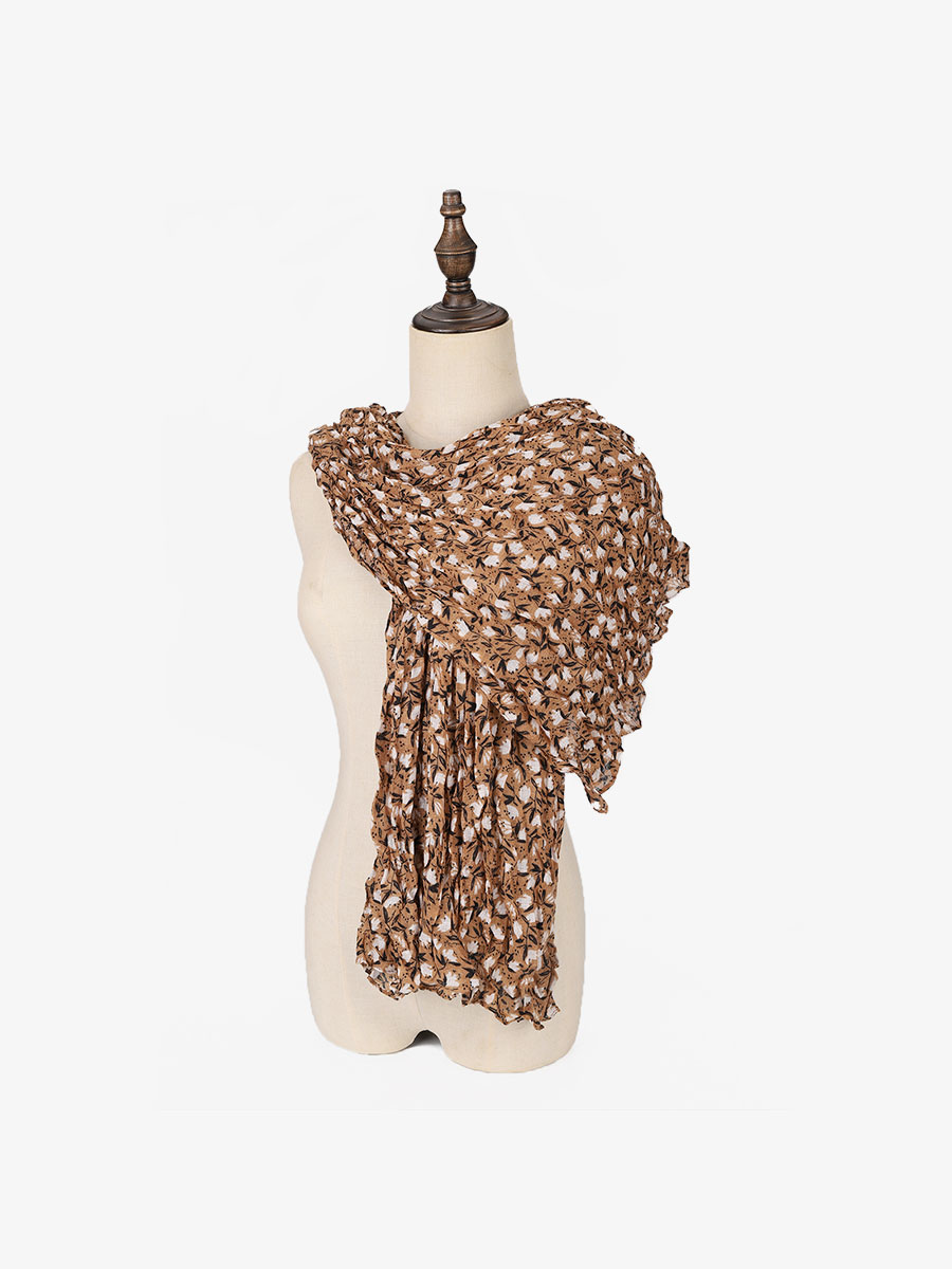 Vkoo Stately polyester printed scarf