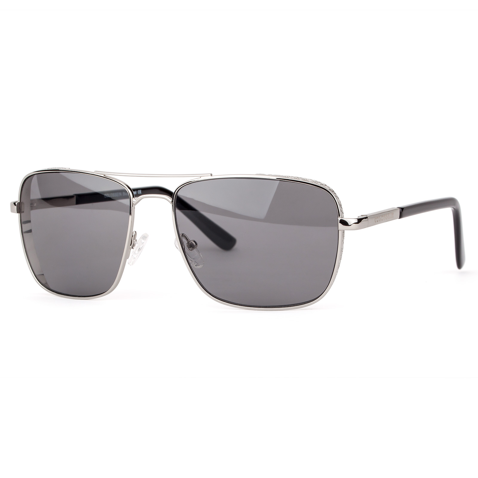 Square Aviator Sunglasses Polarized UV Protection Classic Retro Rectangular Metal Frame