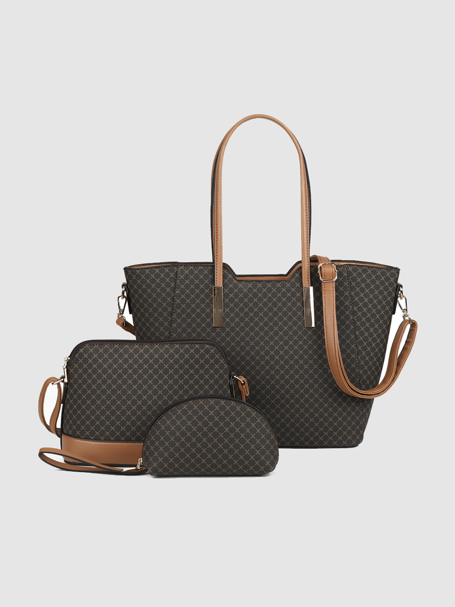 Handbags for Women Shoulder Bags Tote Satchel Hobo 3pcs Purse Set