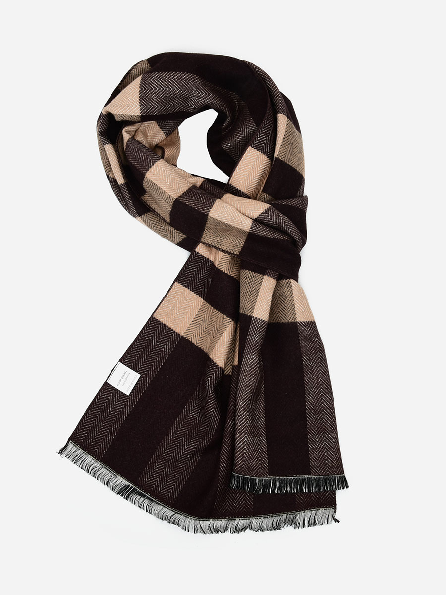 vkoo Women's Plaid Scarf Chunky Winter/Fall Warm Scarf Tartan Scarves