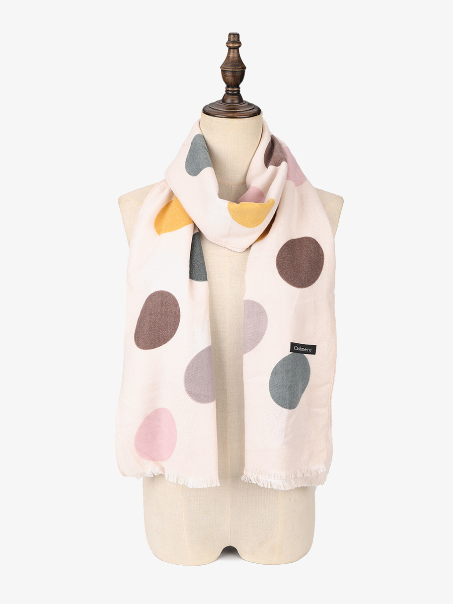 Stylish cream scarf for girls Valentine's gift SF1330