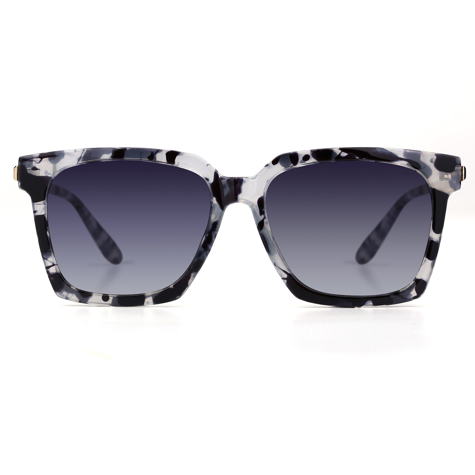 Polarized Sunglasses for Women Men Classic Square Lens Flexible Temple Stylish Design UV400 Protection
