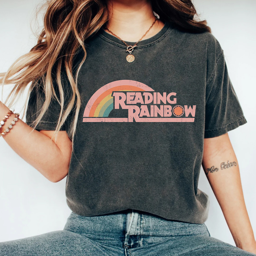 Reading rainbow T-shirt