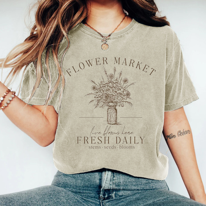 Flower Market Farm Fresh T-shirt