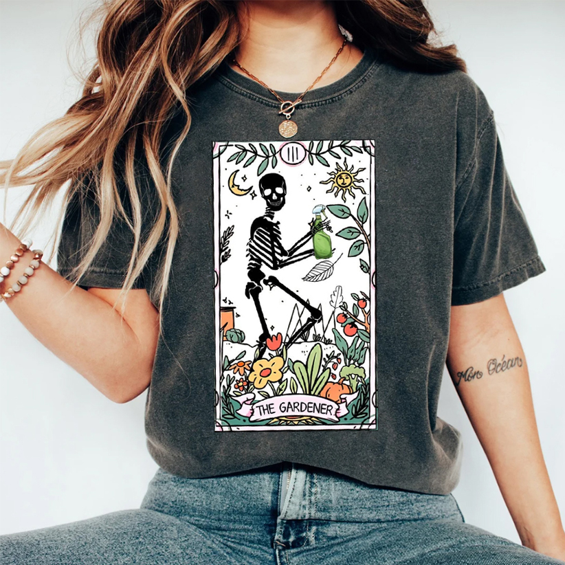 Gardener Skeleton T-shirt