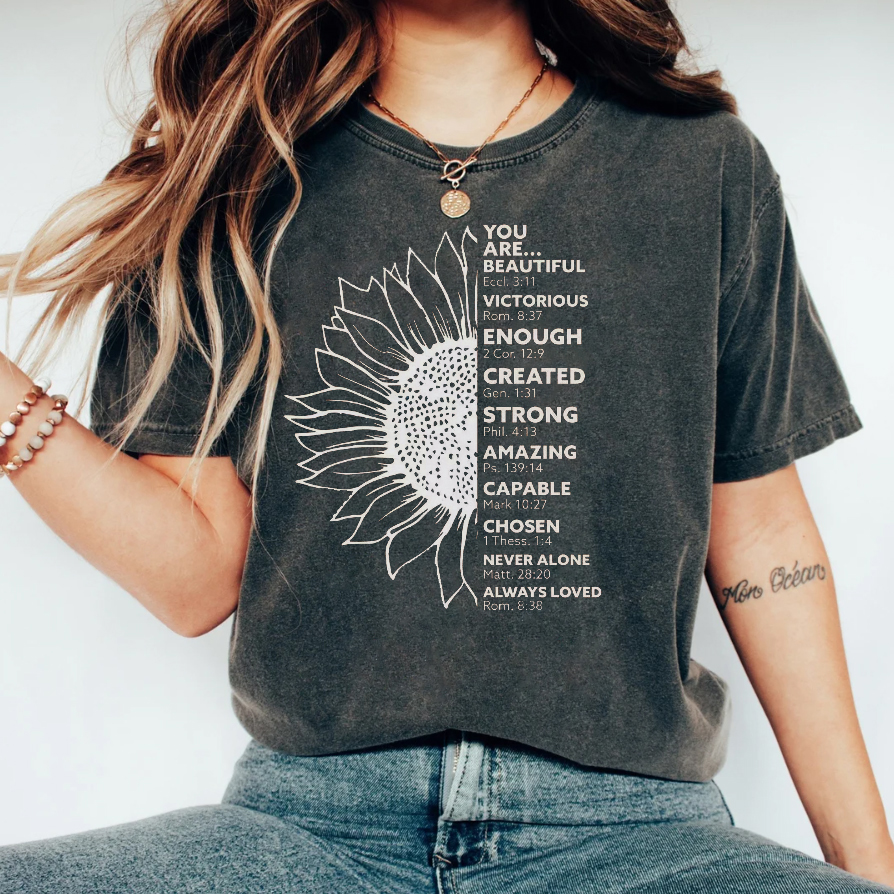 Sunflower Inspirational  T-shirt
