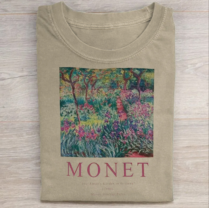 Monet art T-shirt