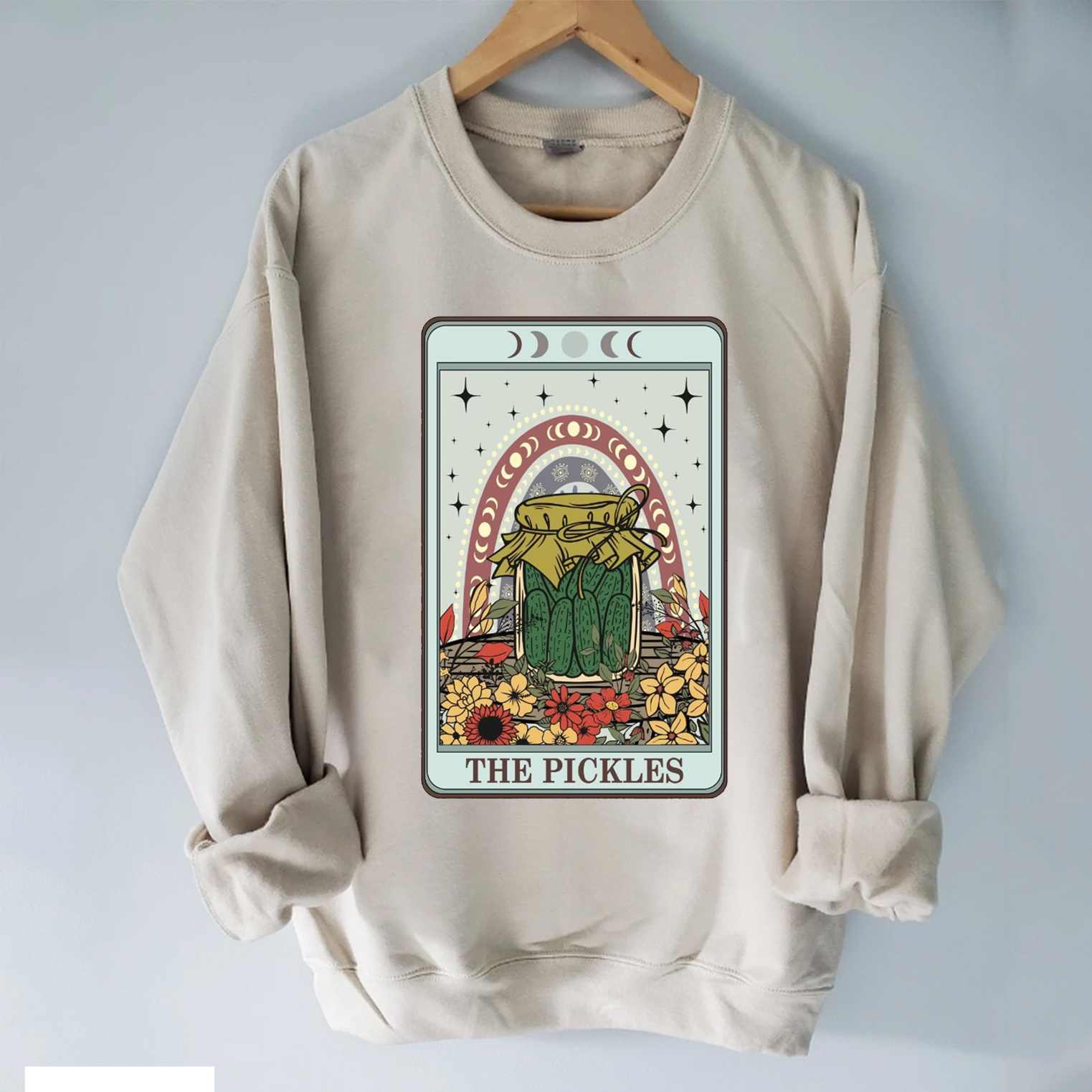 Tarot Card Pickles Sweatshirt