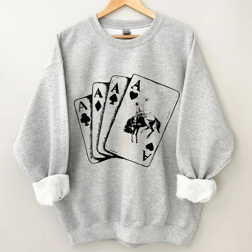 Ace Card Cowboy Sweatshirt