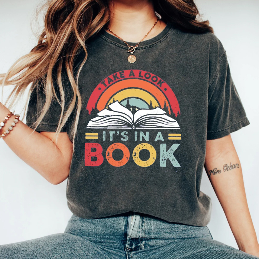 Take a Look it's in a Book T-shirt