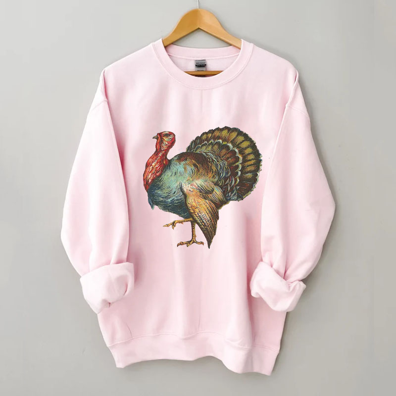 Vintage Thanksgiving Turkey Sweatshirt
