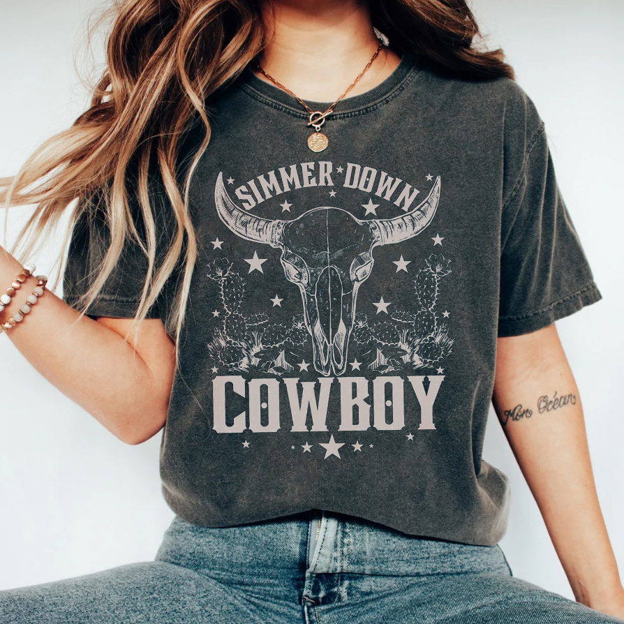 Simmer Down Cowboy Graphic Shirt