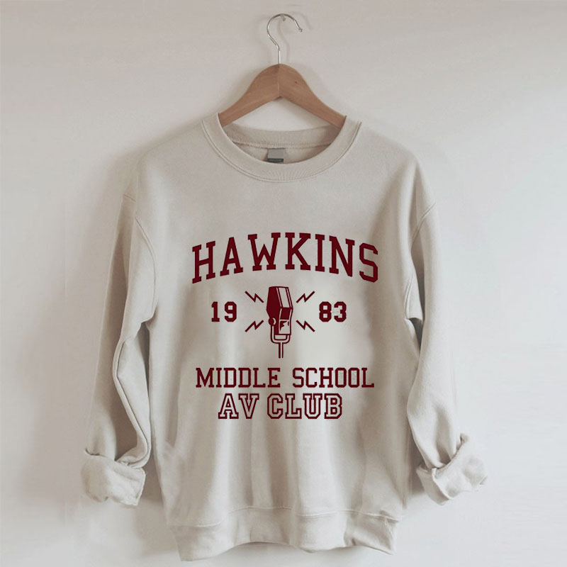 Hawkins Middle School AV Club SWEATSHIRT