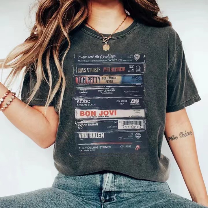 Vintage Rock Cassettes T-shirt