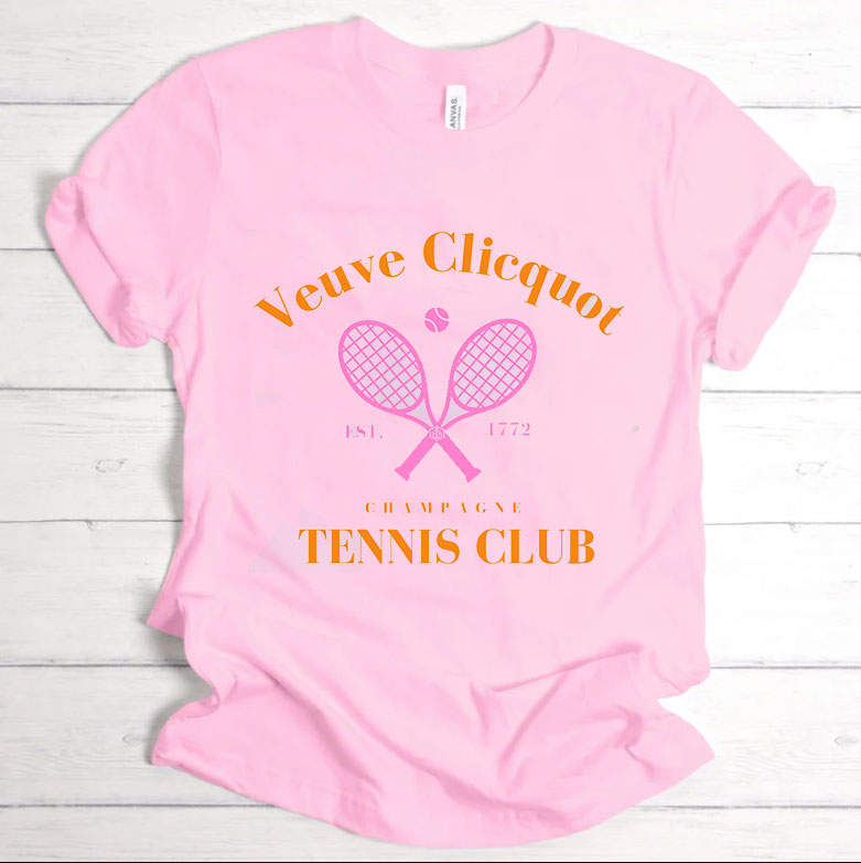 Retro Champagne Tennis Club Sweatshirt