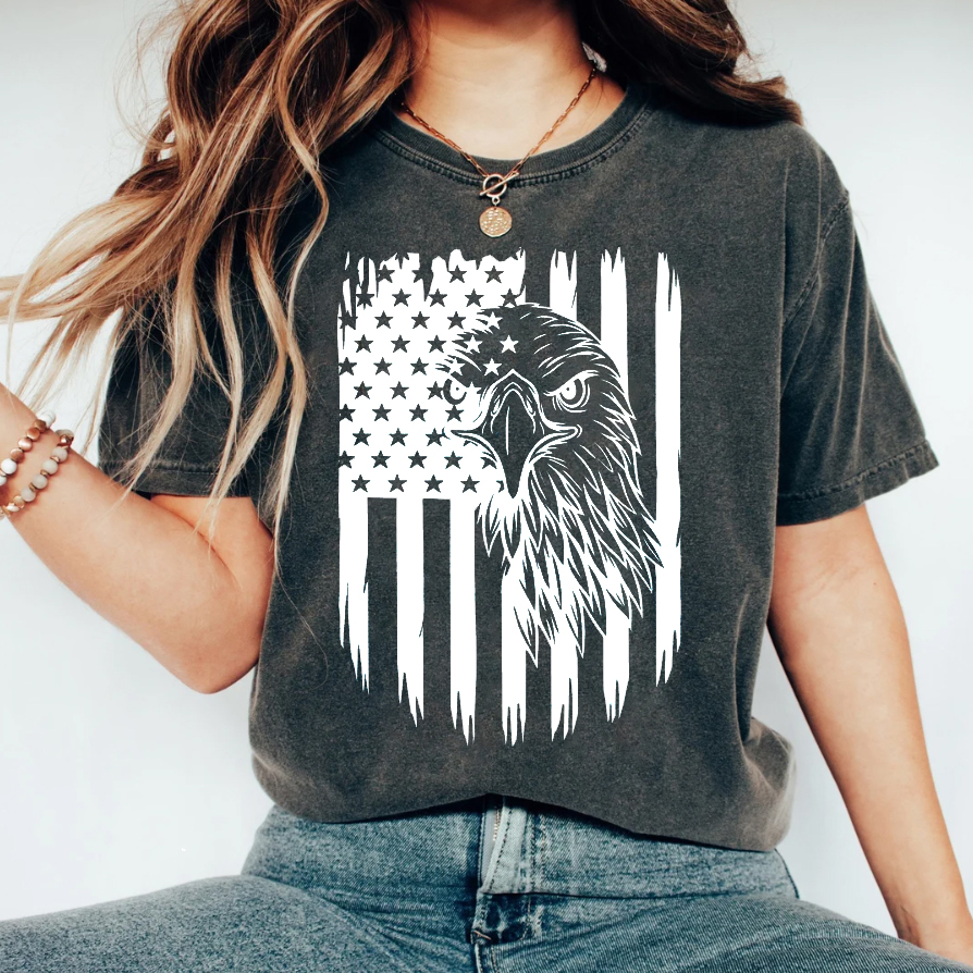 Eagle With American Flag shirt