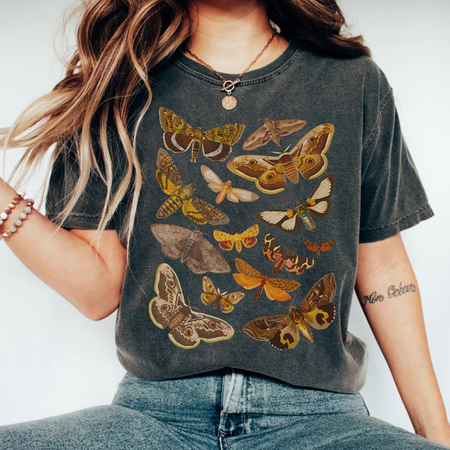 Vintage moths t-shirt