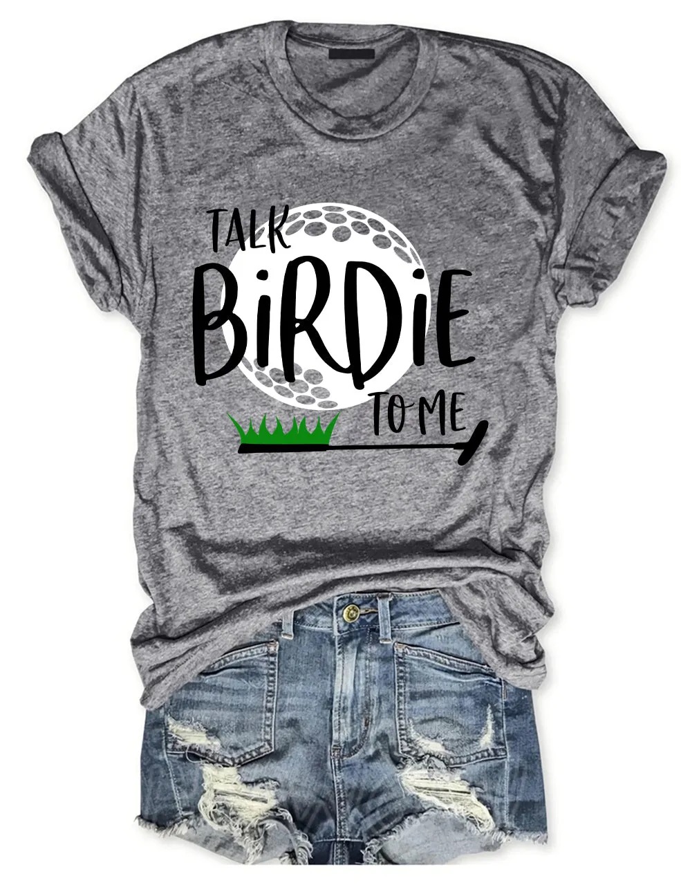Talk Birdie To Me Funny Golf T-shirt