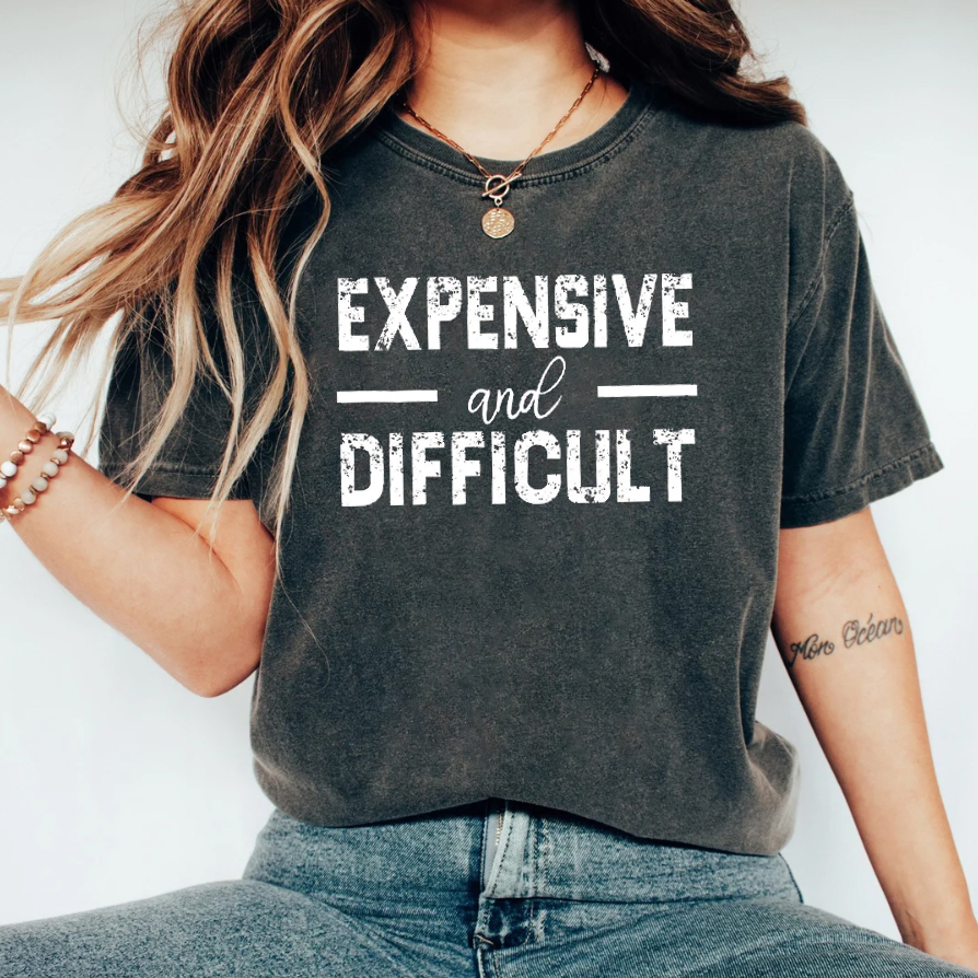 expensive and difficult shirt