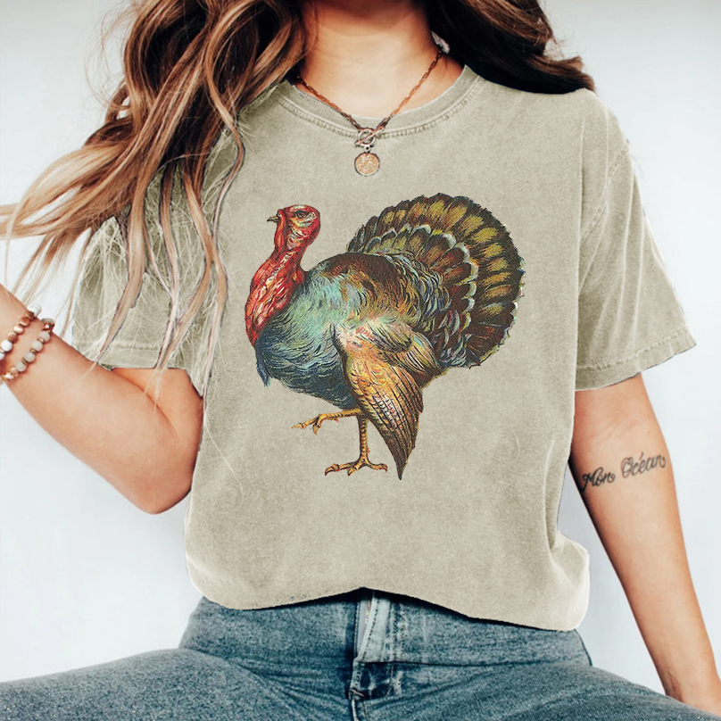 Thanksgiving Vintage Turkey Shirt