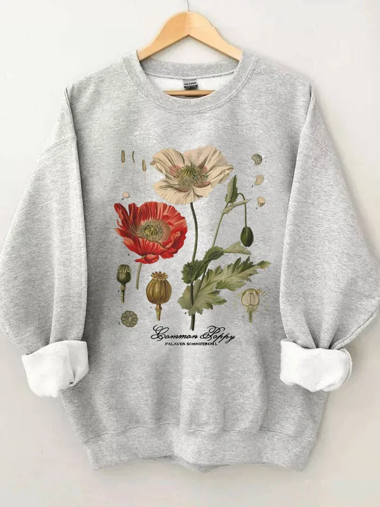 Vintage Poppy Sweatshirt