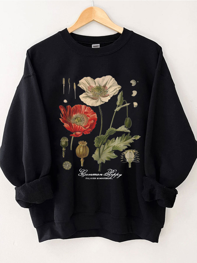 Vintage Poppy Sweatshirt