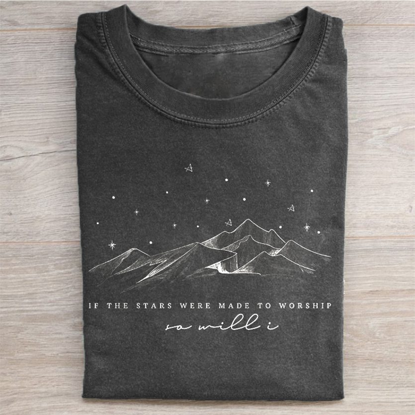 Vintage If The Stars Were Made To Worship T-Shirt