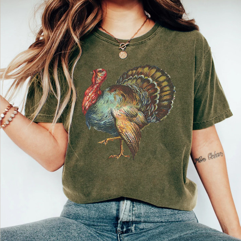 Thanksgiving Vintage Turkey Shirt