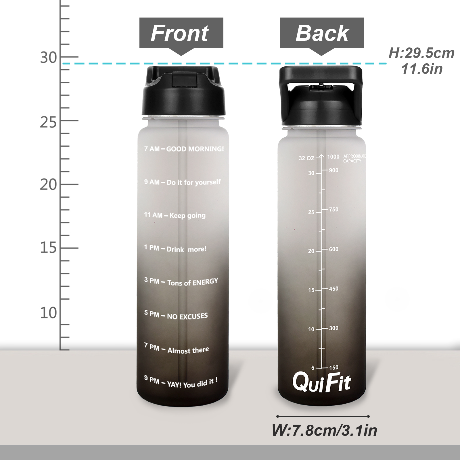 CoutuFit 32oz Water Bottle - Coutufit