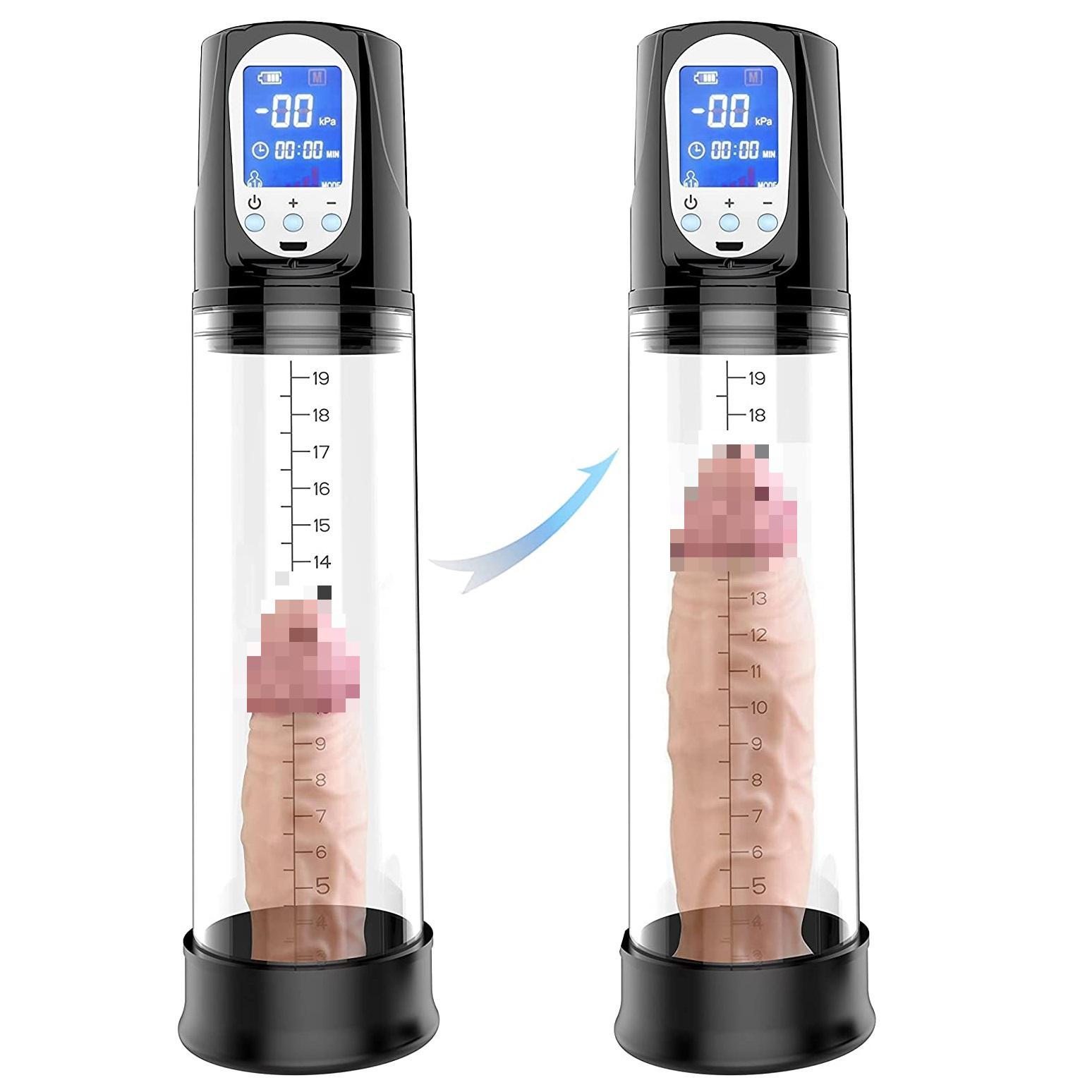 Electric Vacuum Vibrating Penis Pump , Penis Enlargement Extend Pump, 