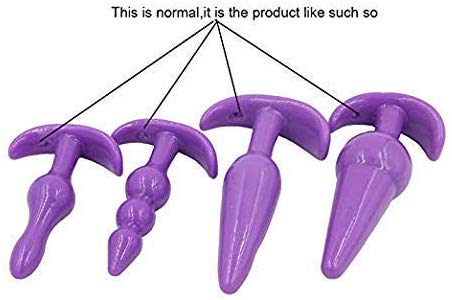 Anales Trainer Set Pleasure Plug Toy for Women Men Amal Plug Stick Beginner Training Kit Anal Butt Advanced Toy (4pcs)