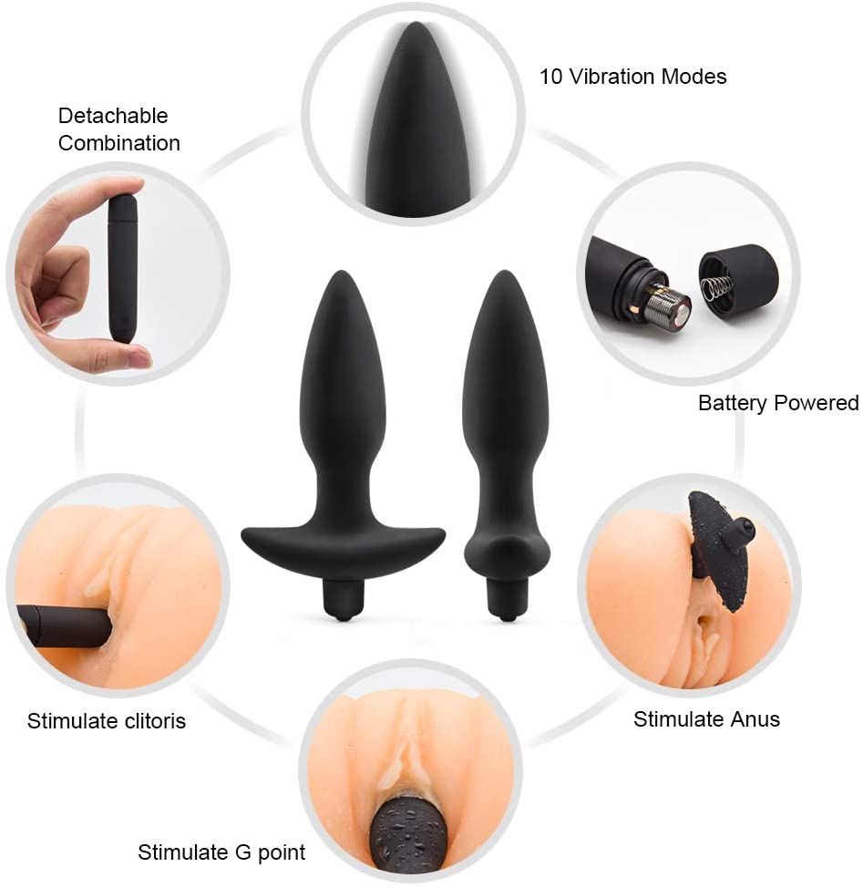 Butt Stimulator Plug for Male and Women Advanced Players Sex Toy - Clitorial Stimulator Inhale function Licking