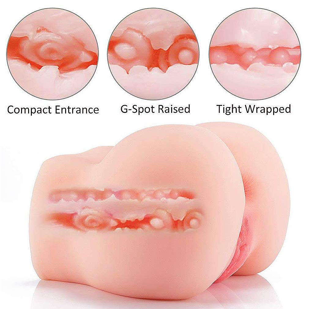 Female Torso Realistic Sex Dolls Fun Pocket Pussy Big Size Hand Free Male Masturbator Dual Tunnels 2 in 1 Doll Y61