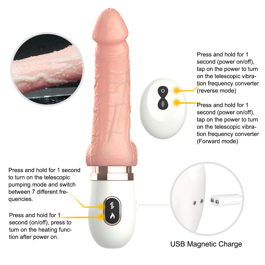 G-spot Dildo Vibrator Womens Clitoral Vibrating Stimulator With Sucker Y228